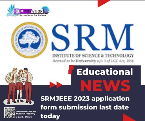 srm application portal|SRMJEEE 2023 .